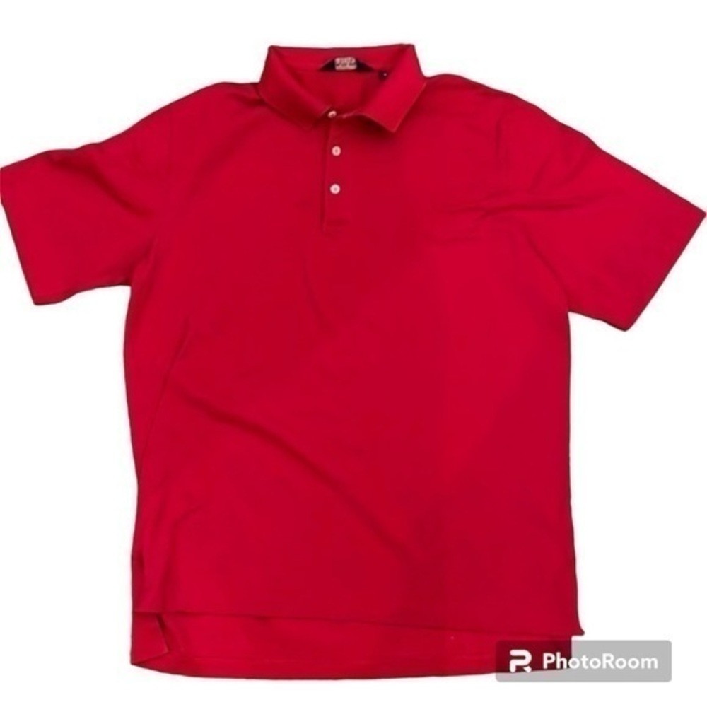 POLO GOLF RALPH LAUREN Vibrant Red Polo‎ Golf Shirt Size Large